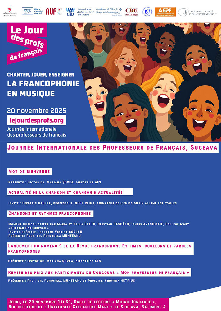 Alianța Franceză din Suceava sărbătorește Ziua Internațională a Profesorilor de Franceză la Biblioteca USV