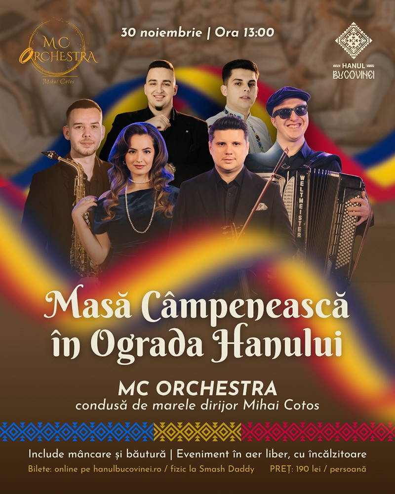 Masă Câmpenească în Ograda Hanului