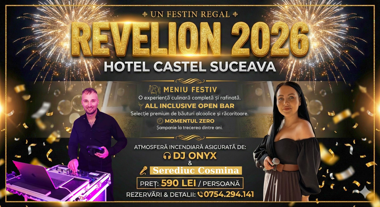 Revelion (2026) - Hotelul Castel (Suceava)