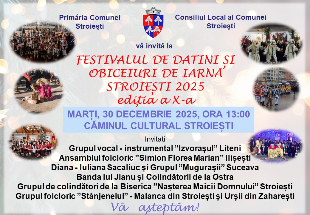 Festivalul de Datini și Obiceiuri de Iarnă (2025) (Stroiești)
