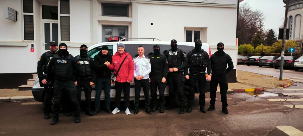 Întâlnire emoționantă între Ciprian Sfichi și foștii săi colegi polițiști