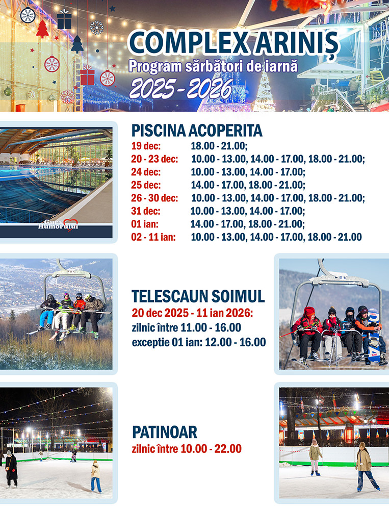 Program special la Complexul Agrement Ariniș din Gura Humorului