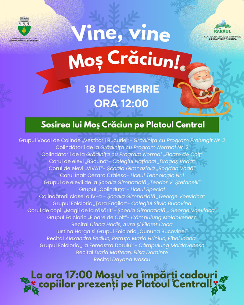 Vine, vine Moș Crăciun