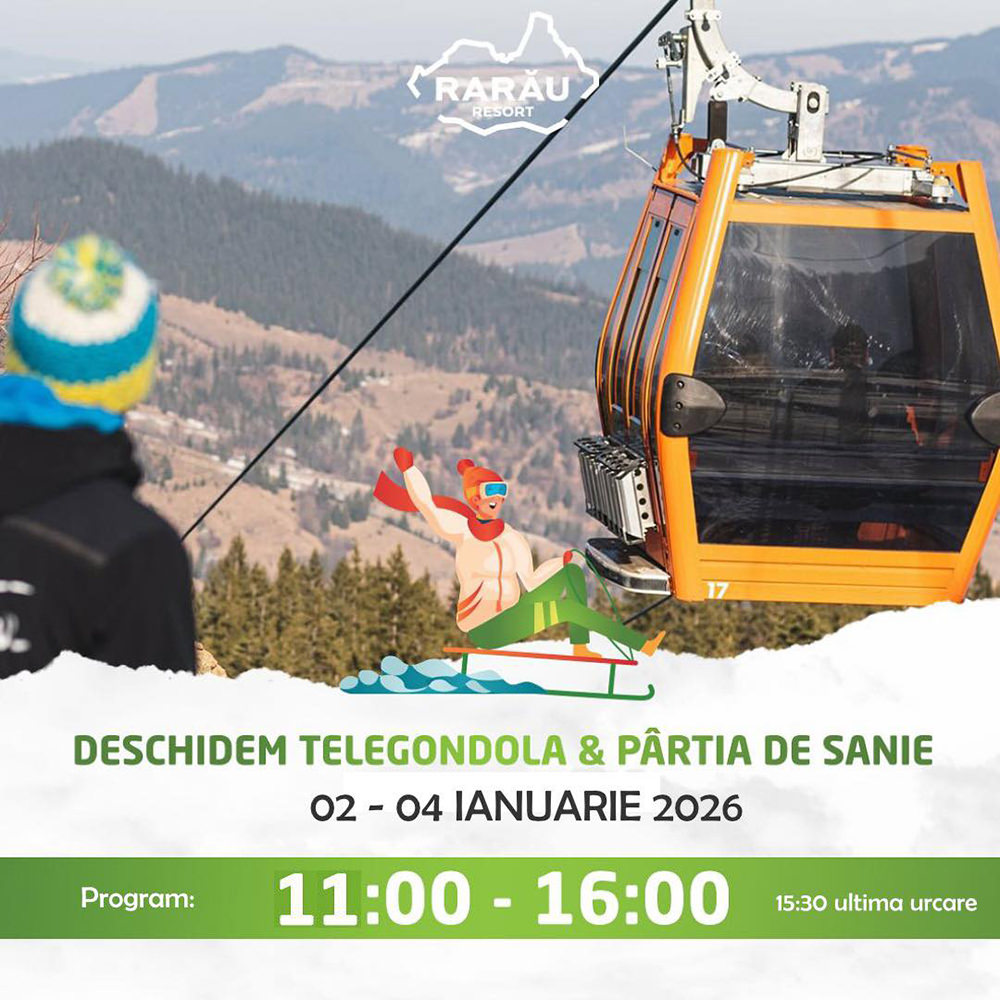 Pârtia Rarău din Câmpulung Moldovenesc este în plină amenajare, însă zona de săniuș se deschide de mâine