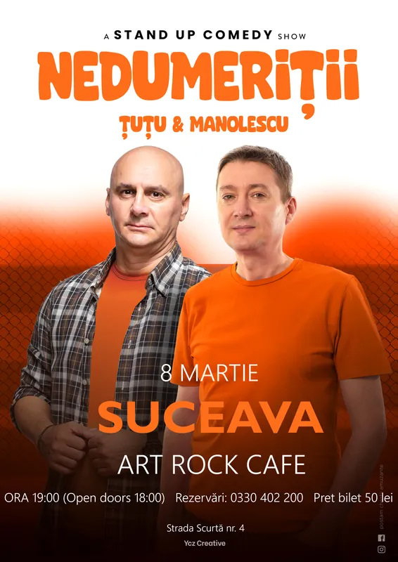 Stand-up comedy cu Dan Țuțu și Cristi Manolescu