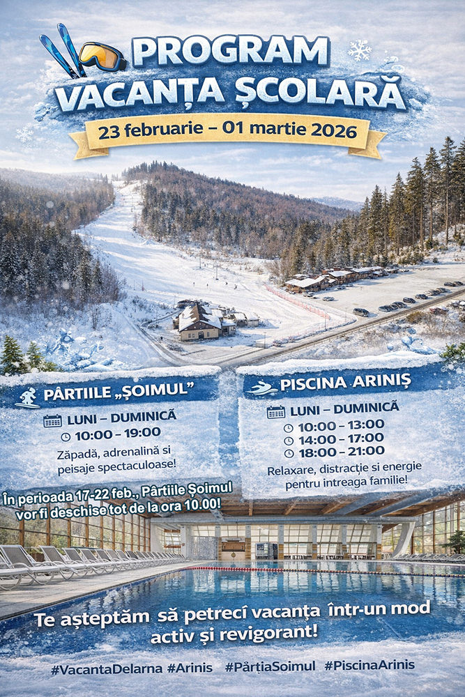 Program special de activități pentru vacanța școlară la Gura Humorului