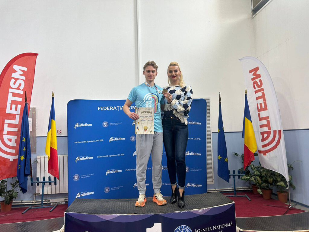 Andrei Berszan de la Colegiul Național Militar Ștefan cel Mare din Câmpulung Moldovenesc este noul Campion Național U20 la 800 metri