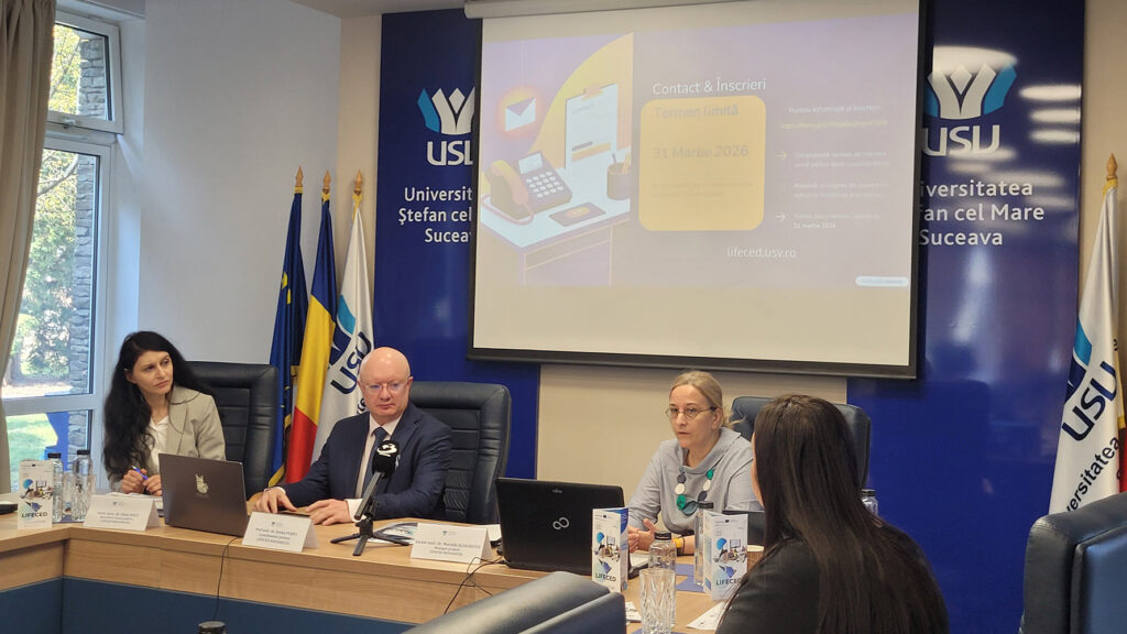 Oportunități de formare profesională prin proiectul transfrontalier LIFECED la USV