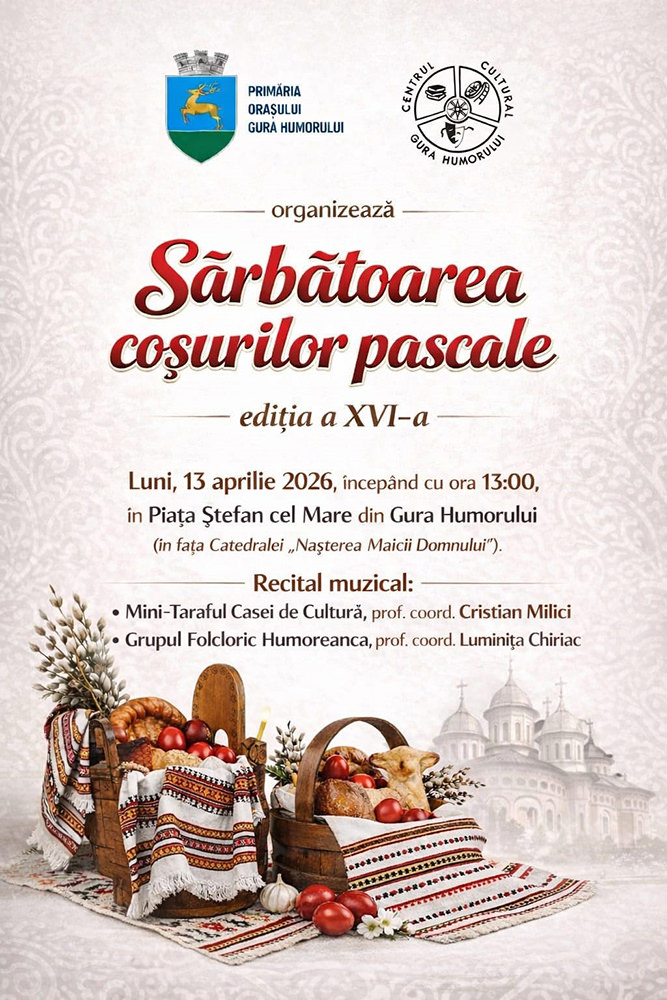 Sărbătoarea coșurilor pascale (2026)