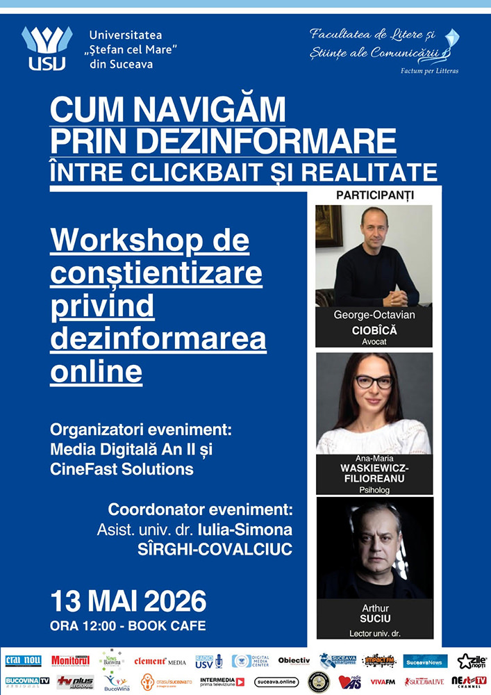Cum navigăm prin dezinformare. Între clickbait și realitate