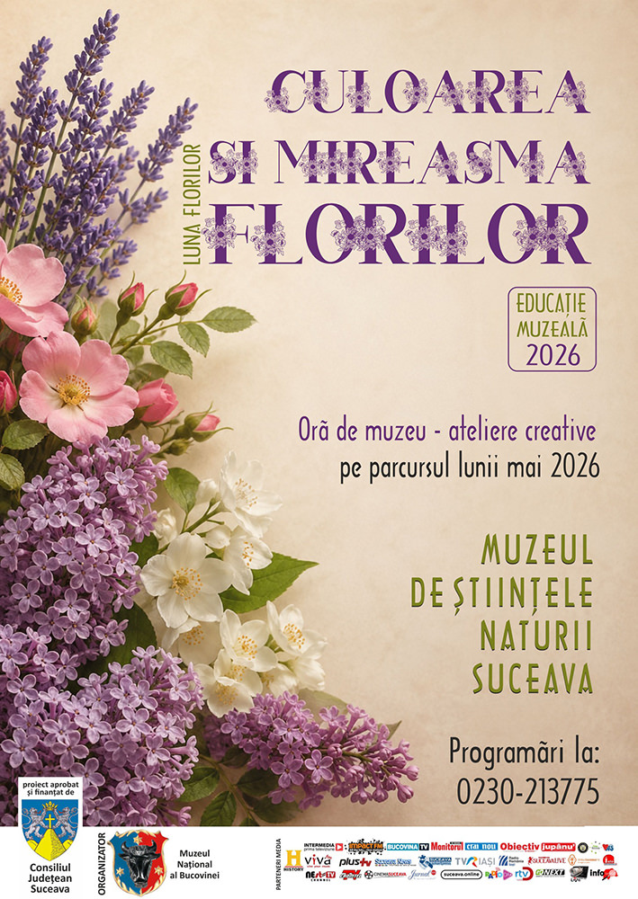 Lecție de muzeu interactivă pentru elevi, despre lumea plantelor, la Muzeul de Științele Naturii Suceava