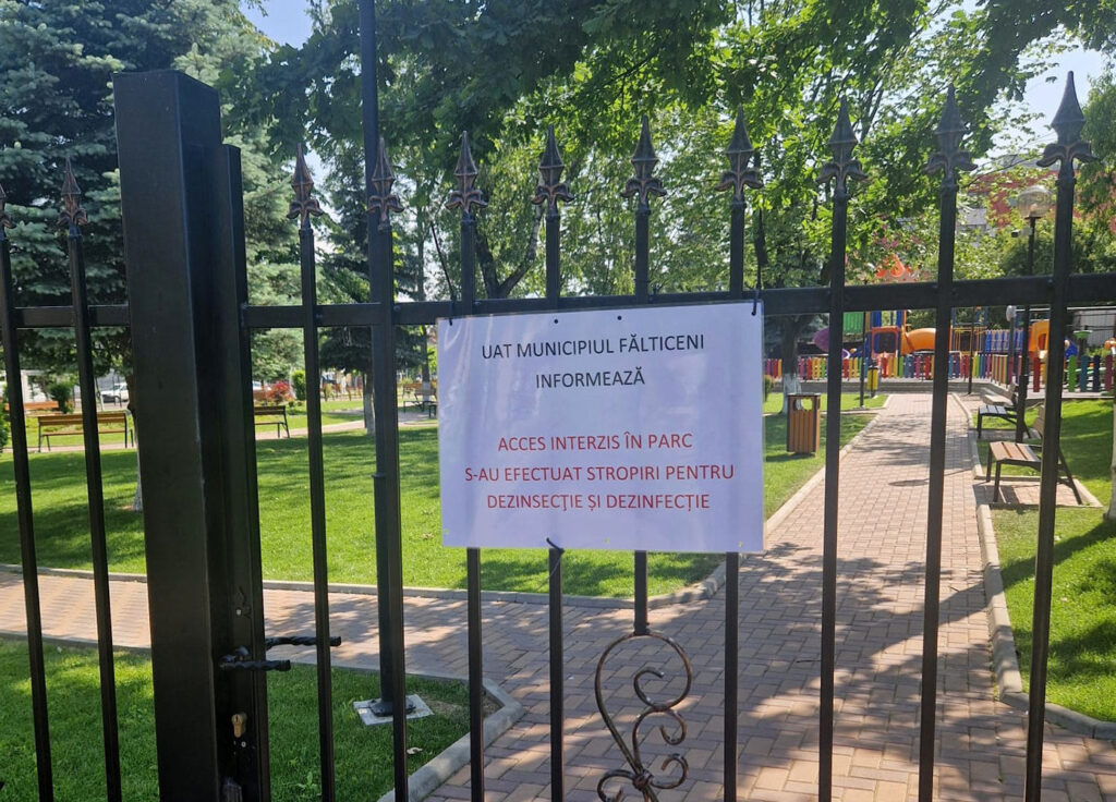 Primăria Muncipiului Fălticeni anunță închiderea temporară a spațiilor publice pentru lucrări de dezinfecție și dezinsecție