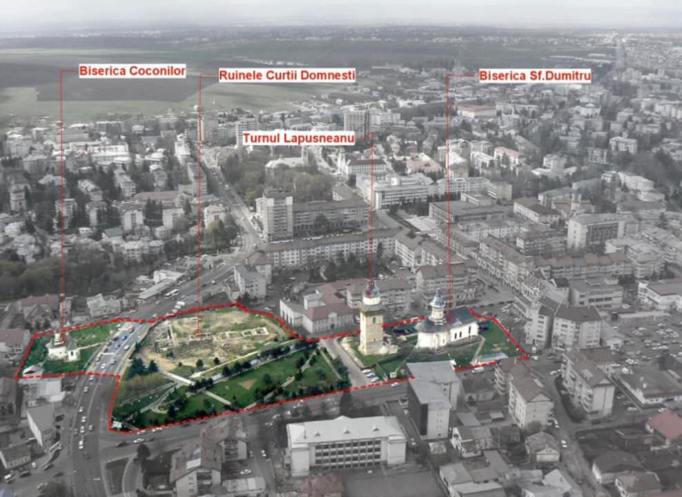 Vestigiile Curții Domnești din Suceava vor fi transformate într-un parc arheologic urban unicat