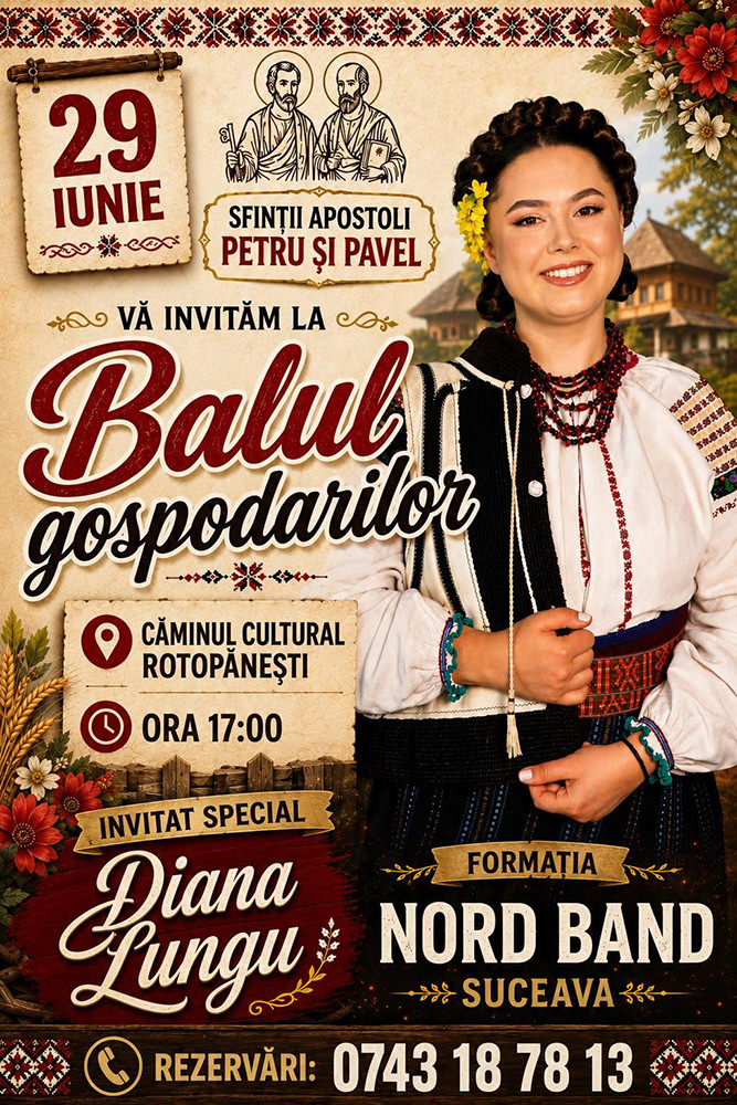 Balul Gospodarilor (2026) - Rotopănești