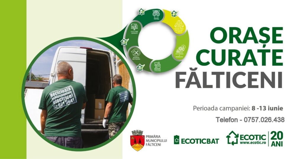 Campanie de colectare a deșeurilor electrice și bateriilor uzate la Fălticeni
