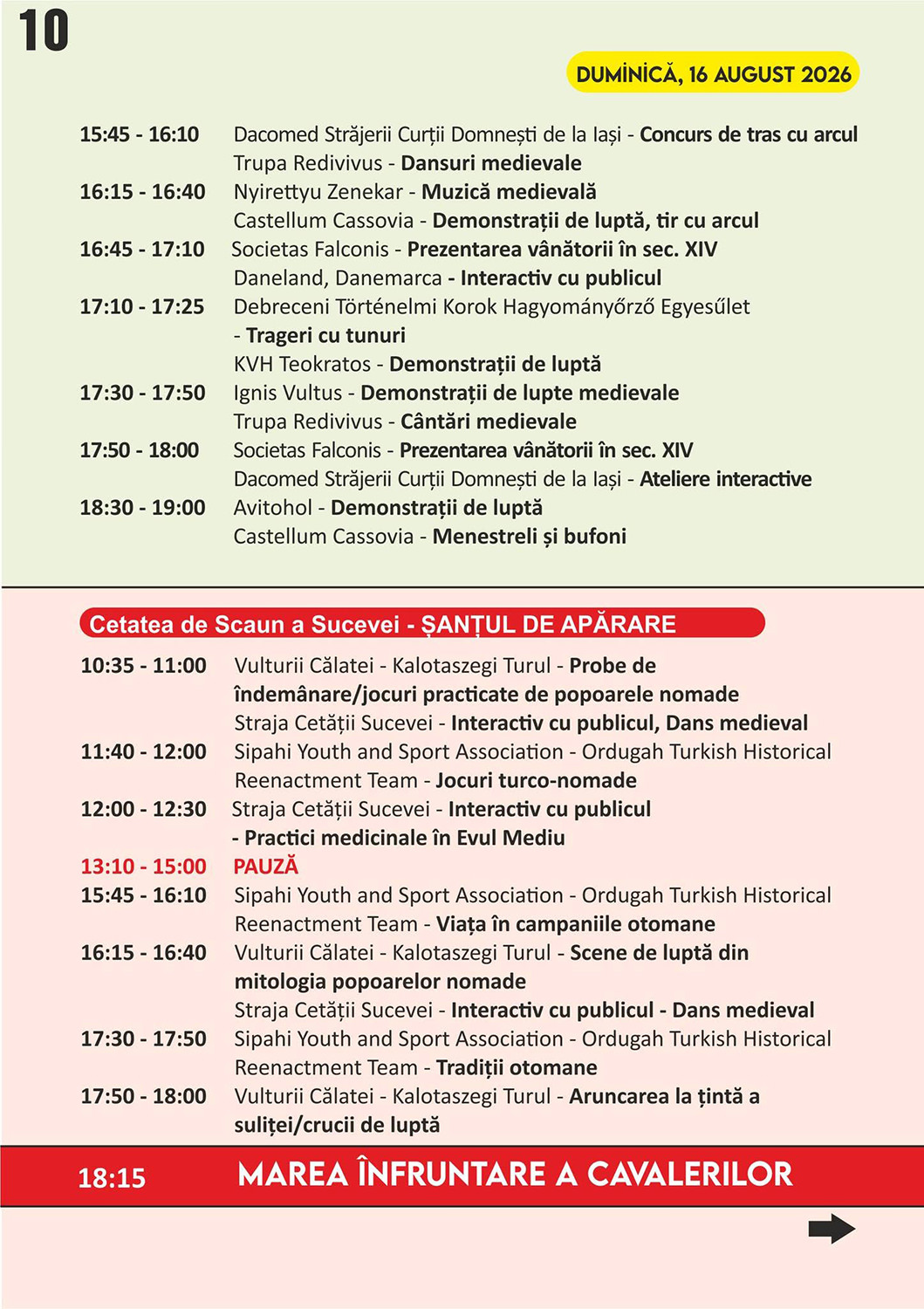 Festivalul de Artă Medievală Ștefan cel Mare (2026)