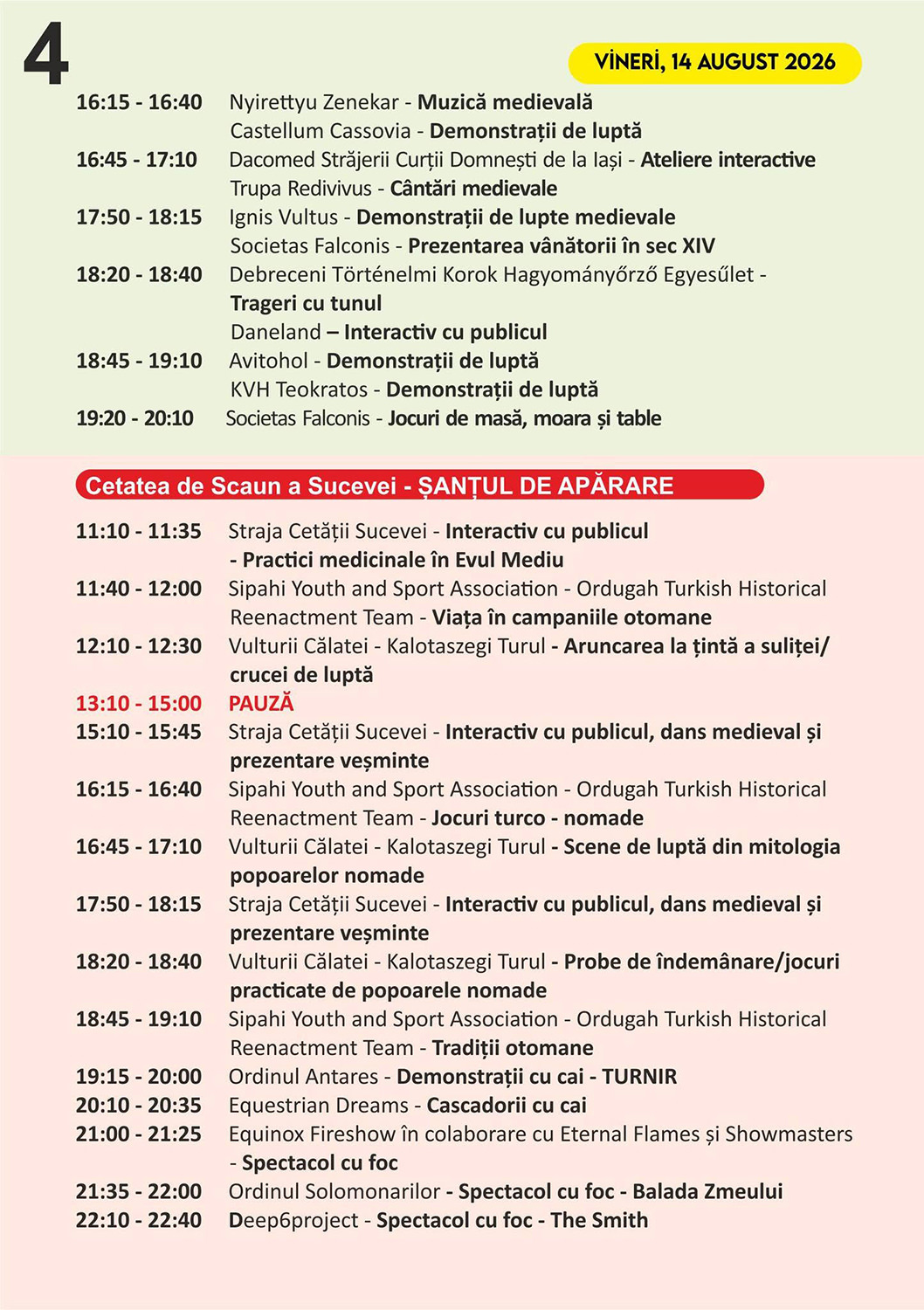 Festivalul de Artă Medievală Ștefan cel Mare (2026)