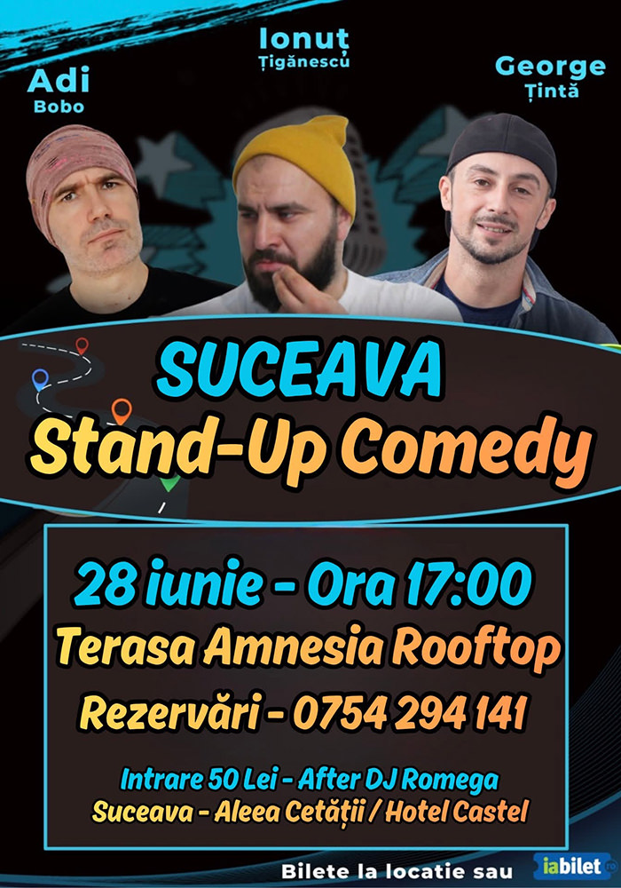 Stand-up comedy cu Adi Bobo, Ionuț Tiganescu și George Țintă