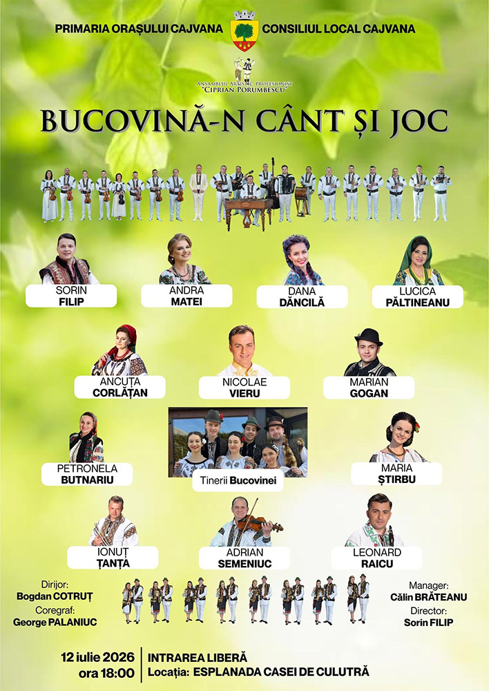 Bucovină-n cânt și joc