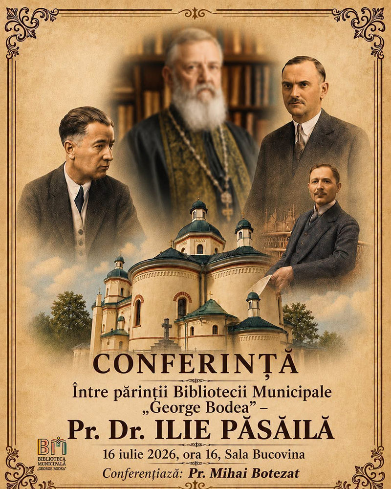 Între părinții Bibliotecii Municipale George Bodea - Pr. Dr. Ilie Păsăilă
