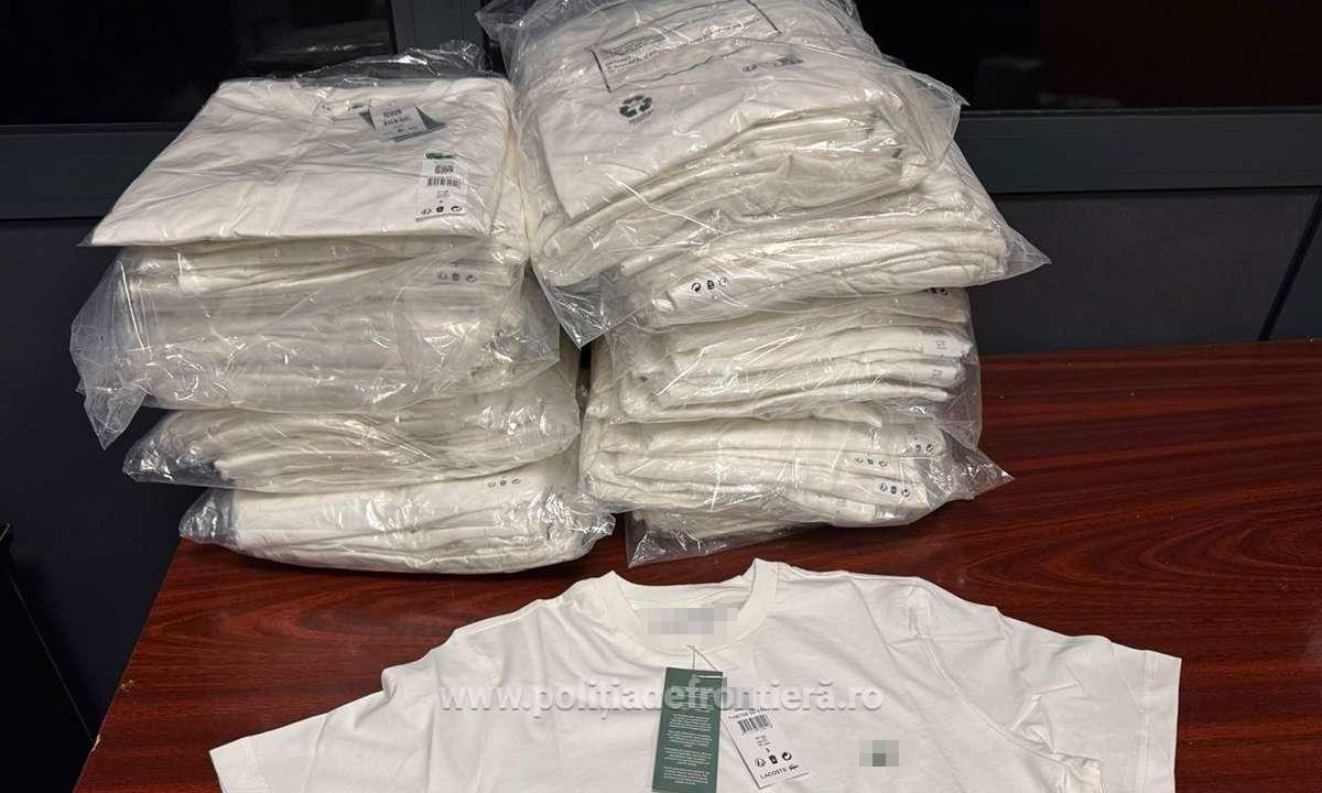 Parfumuri și articole vestimentare suspecte de contrafacere, confiscate în PTF Siret