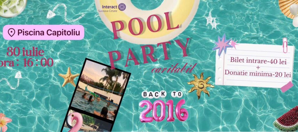 Pool Party caritabil