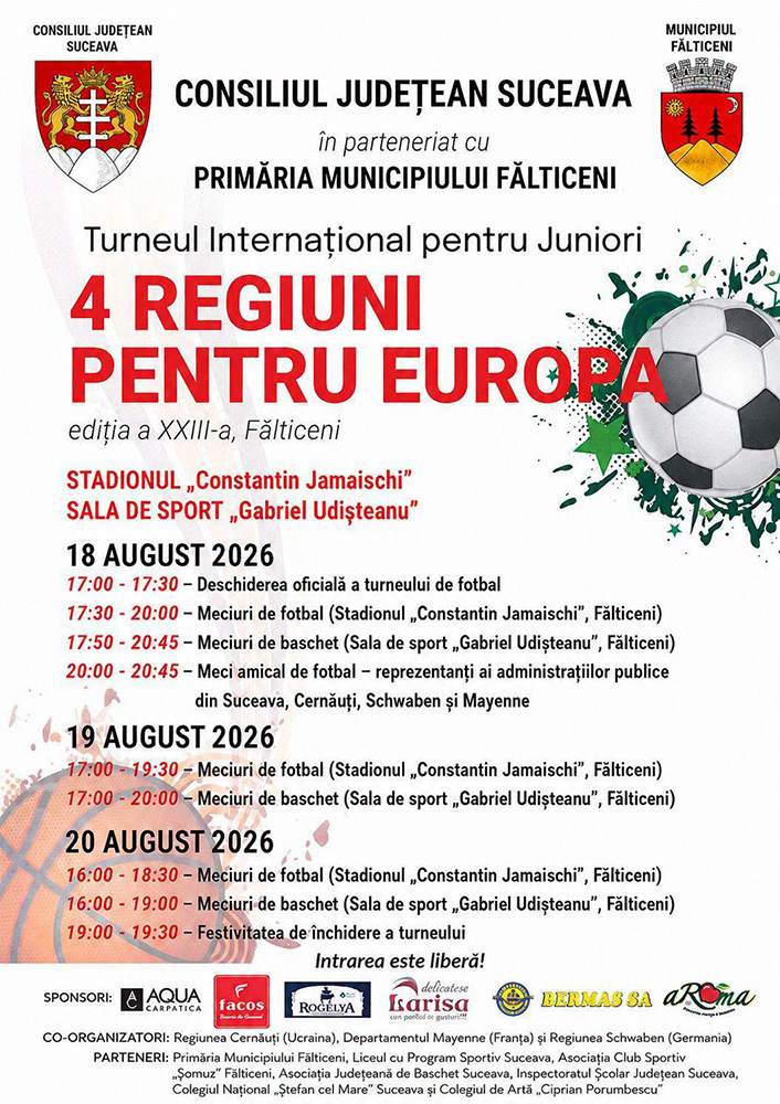 4 Regiuni pentru Europa
