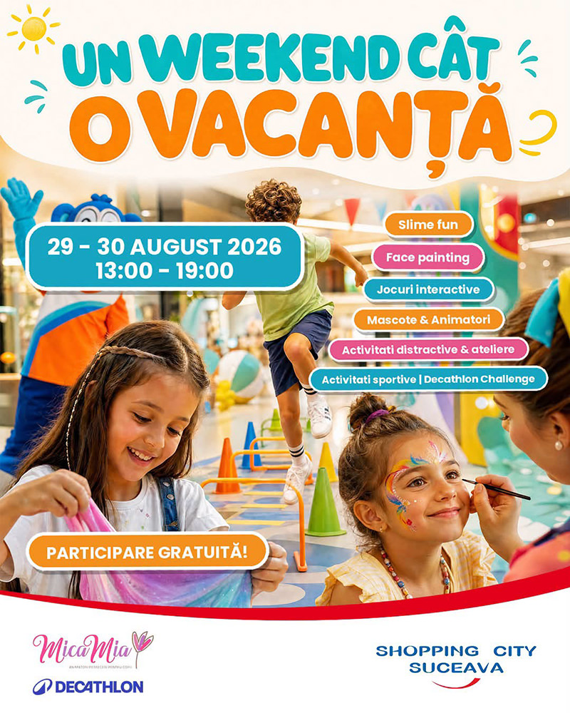 Un weekend cât o vacanță