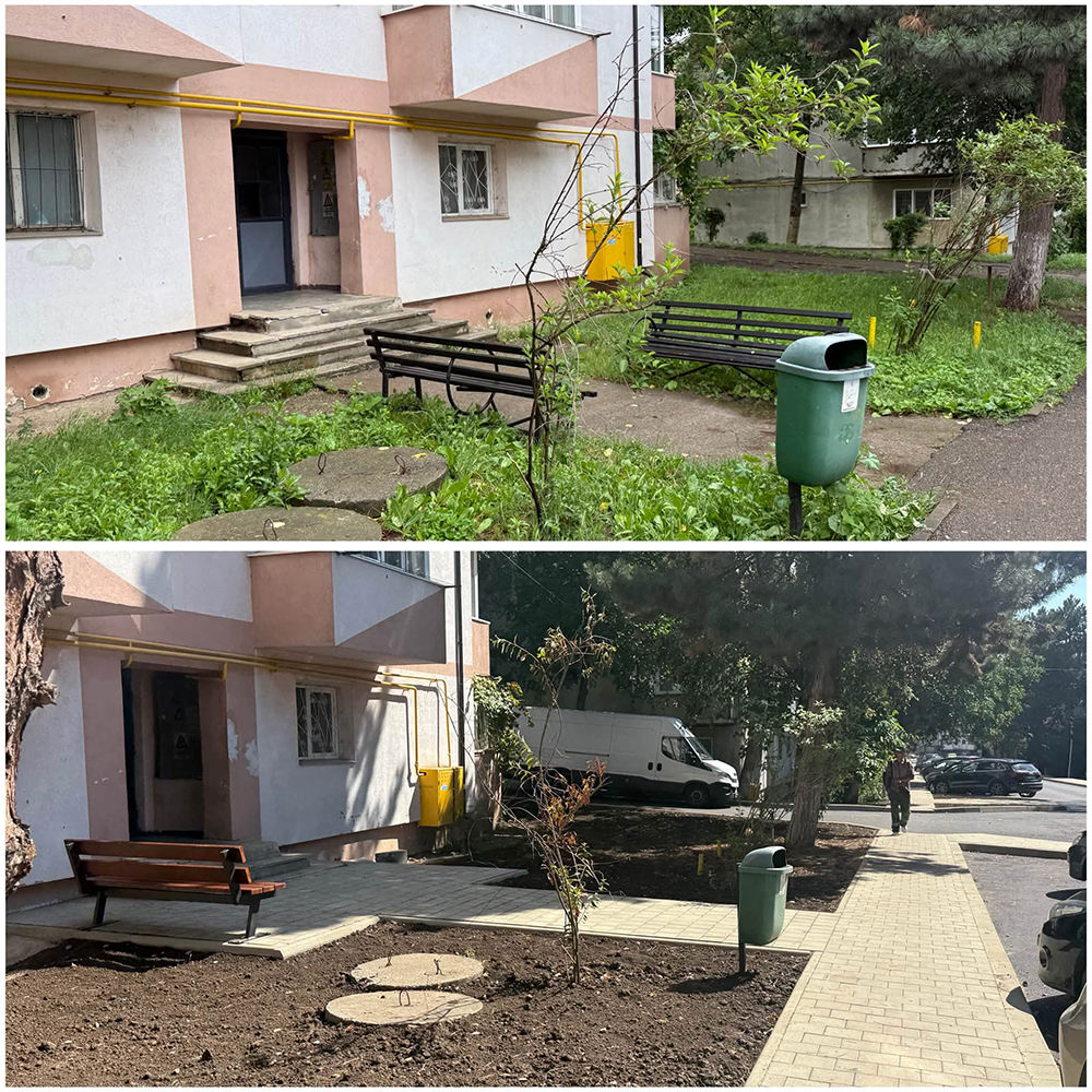 Strada Bujorilor din municipul Suceava a fost reabilitată