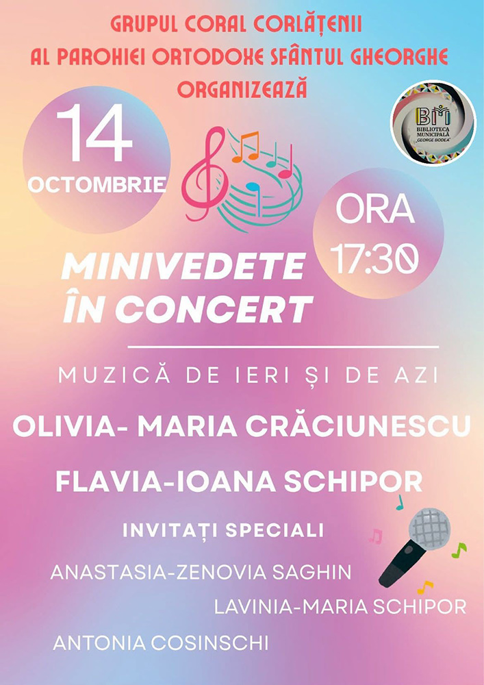 Minivedete în concert - muzică de ieri și de azi