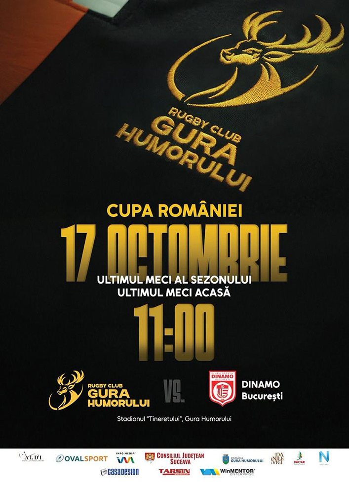 Rugby Club (RC) Gura Humorului - Clubul Sportiv (CS) Dinamo București