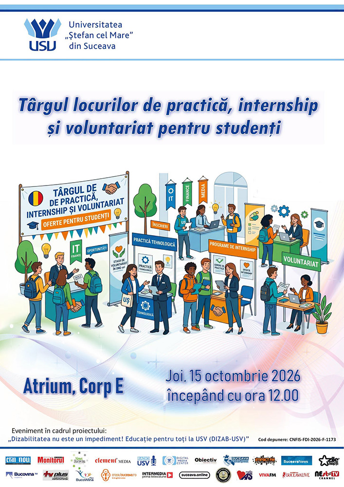 Târgul locurilor de practică, internship și voluntariat pentru studenți